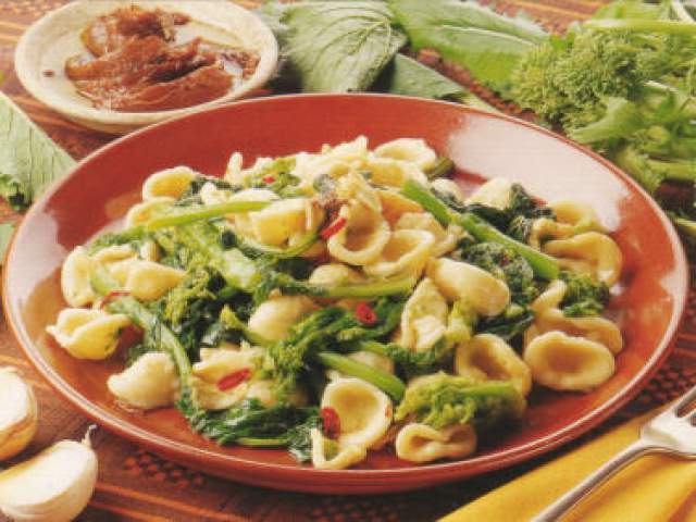 orecchiette con le cime di rape