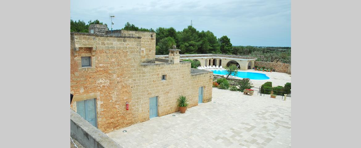 Esterno Masseria nel Salento