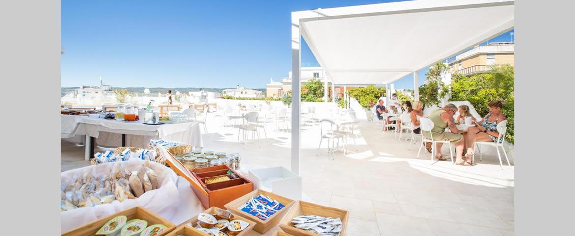 colazione in terrazza